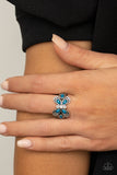 Boho Butterfly Blue ✧ Ring Ring