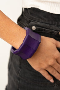 Bracelet Stretchy,Bracelet Wooden,Purple,Wooden,Caribbean Couture Purple  ✧ Bracelet