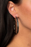 TREAD All About It Black ✧ Hoop Earrings Hoop Earrings