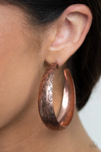 Copper,Earrings Hoop,Sahara Sandstorm Copper ✧ Hoop Earrings