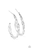 Twisted Tango Silver ✧ Hoop Earrings Hoop Earrings