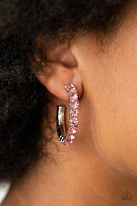 Earrings Hoop,Light Pink,Pink,CLASSY is in Session Pink ✧ Hoop Earrings
