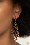 Chandelier Cameo Copper ✧ Earrings Earrings