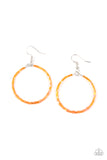 Colorfully Curvy Orange ✧ Earrings Earrings