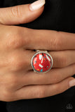 Marble Mosaic Red ✧ Ring Ring