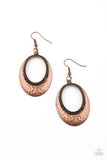 Tempest Texture Copper ✧ Earrings Earrings