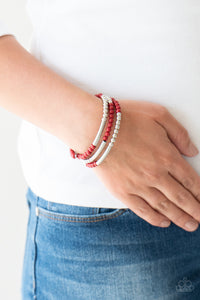 Bracelet Coil,Red,Tourist Trap Red ✧ Bracelet