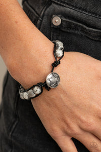 Bracelet Button Loop Closure,Urban Bracelet,White,Homespun Stones White ✨ Urban Bracelet