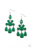 Afterglow Glamour Green ✧ Earrings Earrings