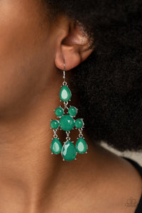 Earrings Fish Hook,Green,Afterglow Glamour Green ✧ Earrings