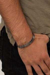 Black,Bracelet Cuff,Gunmetal,Men's Bracelet,Magnetic Maven Black ✧ Bracelet