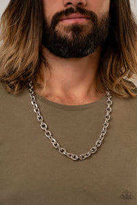 Men's Necklace,Silver,Steel Trap Silver ✧ Necklace