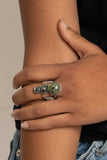 Marbled Magnificence Green ✧ Ring Ring
