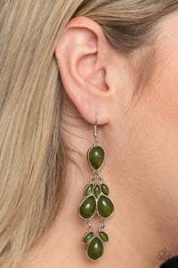 Earrings Fish Hook,Green,Superstar Social Green ✧ Earrings