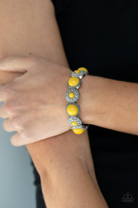 Bracelet Stretchy,Yellow,Garden Flair Yellow  ✧ Bracelet