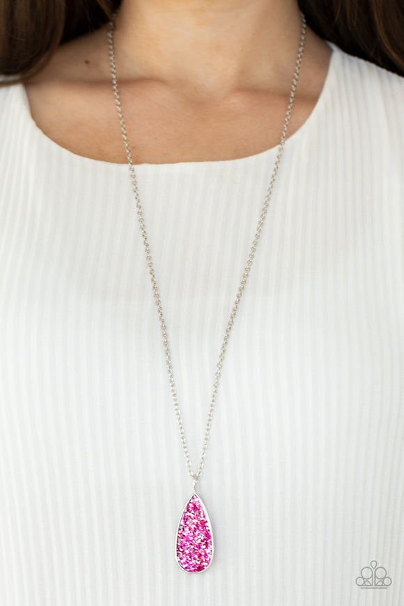 Daily Dose of Sparkle Pink ✨ Necklace Long