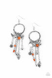 Charm School Orange ✧ Earrings Earrings