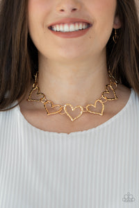Gold,Necklace Short,Valentine's Day,Vintagely Valentine Gold ✨ Necklace