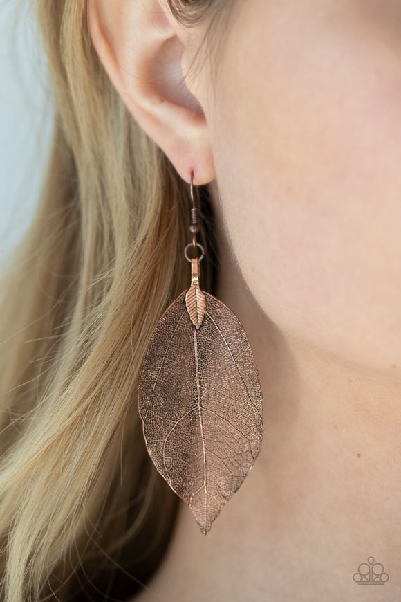 Leafy Legacy Copper ✧ Earrings Earrings