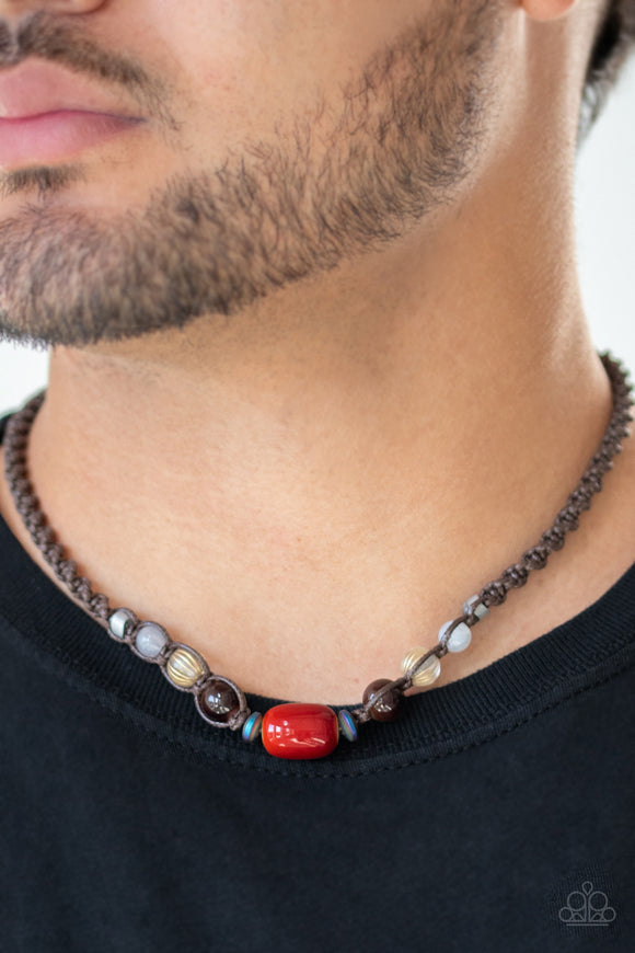 Put Up A BEACHFRONT Red ✧ Urban Necklace Urban Necklace