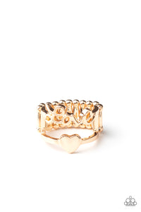 Gold,Hearts,Ring Wide Back,Valentine's Day,Heartstring Harmony Gold ✧ Ring