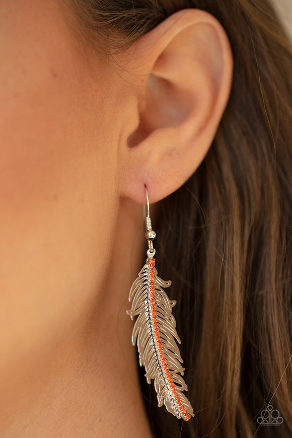 Fearless Flock Orange ✧ Earrings Earrings