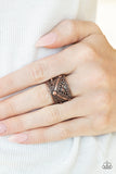Primal Patterns Copper ✧ Ring Ring