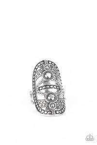 Ring Wide Back,Silver,Tiki Trail Silver ✧ Ring