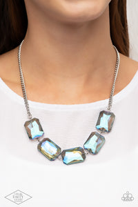 Blue,Fan Favorite,Iridescent,Life of the Party,Necklace Short,Heard It On The HEIR-Waves Blue ✧ Necklace