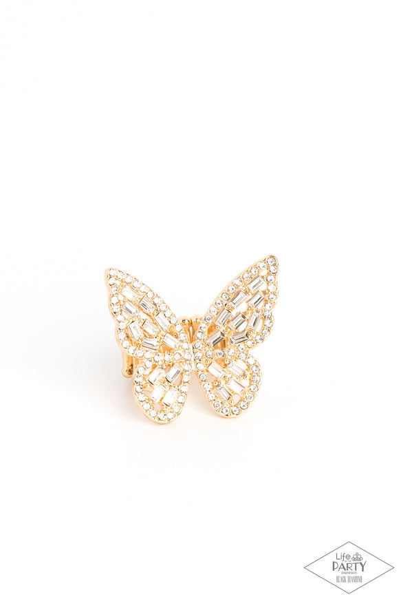 Flauntable Flutter Gold ✧ Butterfly Ring