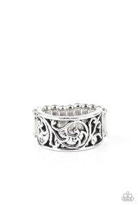 Ring Wide Back,Silver,Di-VINE Design Silver ✧ Ring