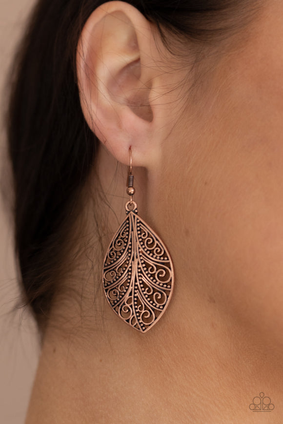 One VINE Day Copper ✧ Earrings Earrings