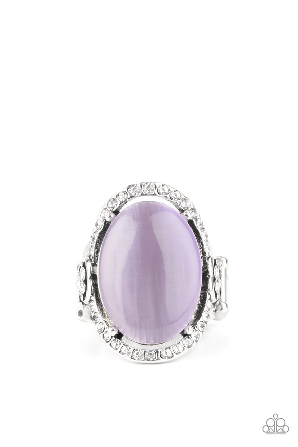 Happily Ever Enchanted Purple SS Ring