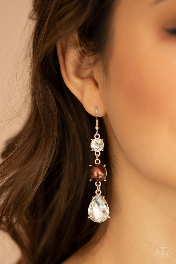 Unpredictable Shimmer Brown ✧ Earrings Earrings