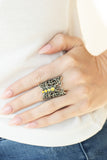 Butterfly Bling Yellow ✧ Ring Ring