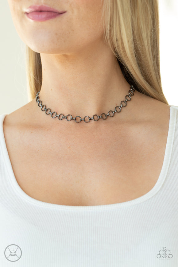 Insta Connection Black ✧ Choker Necklace Choker Necklace