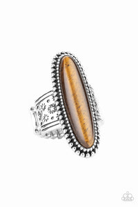 Brown,Ring Wide Back,Tiger's Eye,Ultra Luminary Brown ✧ Ring