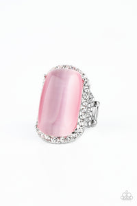 Cat's Eye,Light Pink,Pink,Ring Wide Back,Thank Your LUXE-y Stars Pink ✧ Ring