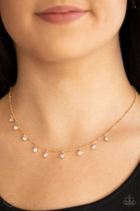 Gold,Necklace Choker,Necklace Short,Dainty Diva Gold ✧ Choker Necklace