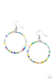 Colorfully Curvy Multi ✧ Seed Bead Earrings Earrings