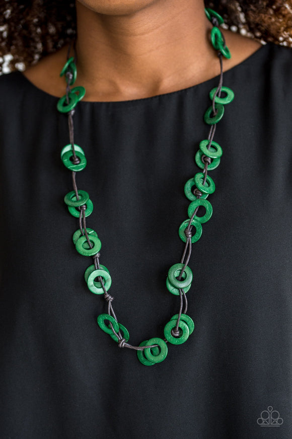 Waikiki Winds Green ✨ Necklace Long