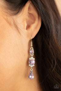 Earrings Fish Hook,Purple,Outstanding Opulence Purple ✧ Earrings