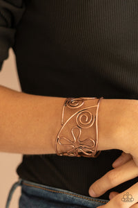 Bracelet Cuff,Copper,Groovy Sensations Copper  ✧ Bracelet