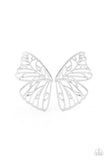 Butterfly Frills Silver ✧ Post Earrings Post Earrings