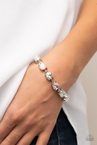 Bracelet Clasp,Iridescent,Pink,White,Celestial Couture Pink ✧ Bracelet
