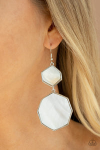 Earrings Fish Hook,White,Vacation Glow White ✧ Earrings