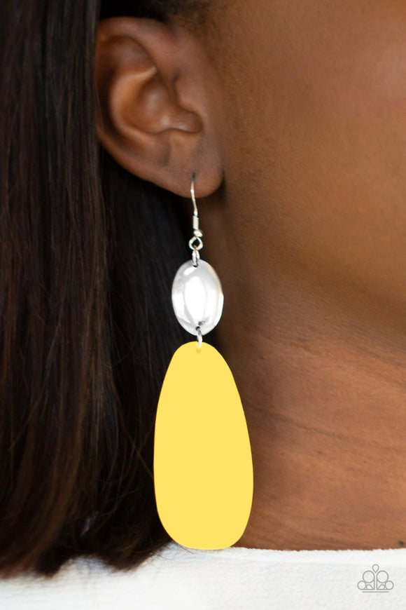 Vivaciously Vogue Yellow ✧ Earrings Earrings