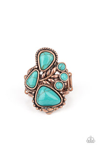 Copper,Ring Wide Back,Turquoise,Mystical Mesa Copper ✧ Ring