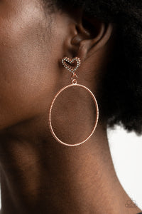 Copper,Earrings Post,Hearts,Mother,Valentine's Day,Love Your Curves Copper ✧ Post Earrings