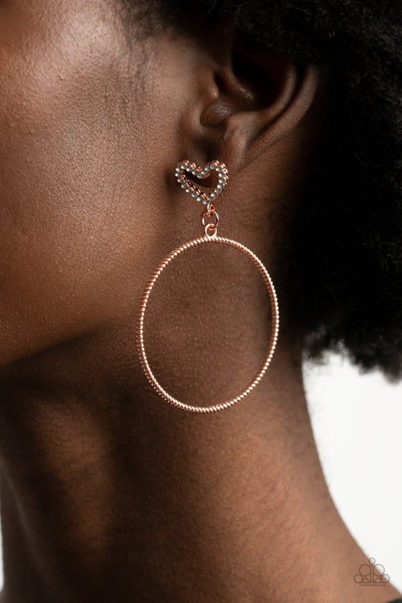 Love Your Curves Copper ✧ Post Earrings Post Earrings